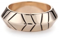 House of Harlow 1960 14k Rose Gold-Plated Thick Stack Ring, Size 7 House of Harlow 1960 14k Rose Gold-Plated Thick Stack Ring, Size 7