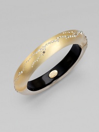 From the Lucite Star Dust Collection. A beautifully hand-crafted lucite design with a dazzling Swarovski crystal trail. Hand-crafted luciteSwarovski crystalsDiameter, about 2.3Hinged, magnetic closureMade in USA From the Lucite Star Dust Collection. A beautifully hand-crafted lucite design with a dazzling Swarovski crystal trail. Hand-crafted luciteSwarovski crystalsDiameter, about 2.3Hinged, magnetic closureMade in USA
