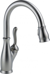 Delta Faucet 9178-AR-DST Leland Single Handle Pull-Down Kitchen Faucet, Arctic Stainless Delta Faucet 9178-AR-DST Leland Single Handle Pull-Down Kitchen Faucet, Arctic Stainless
