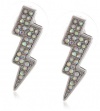 Betsey Johnson Classic Boost Lightning Bolt Stud Earrings