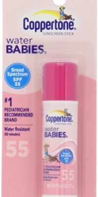 Coppertone WaterBABIES Stick SPF 55, .6-Ounce (Pack of 3) Coppertone WaterBABIES Stick SPF 55, .6-Ounce (Pack of 3)