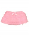 Baby Girl Tu-tu Skirt with Soft Cotton Lining by Baby Starters - Pink - 0-3 Mths