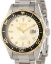 Invicta Men's 12808X Pro Diver Gold Dial Stainless Steel Watch