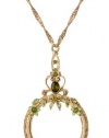 1928 Jewelry Ornate Magnifying Glass Necklace, 30