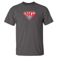 So Relative! - Super Grandpa (Distressed Print) - Short Sleeve Adult T-Shirt So Relative! - Super Grandpa (Distressed Print) - Short Sleeve Adult T-Shirt
