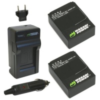 Wasabi Power Battery (2-Pack) and Charger for GoPro HD HERO3 and GoPro AHDBT-201, AHDBT-301 Wasabi Power Battery (2-Pack) and Charger for GoPro HD HERO3 and GoPro AHDBT-201, AHDBT-301