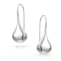 Bling Jewelry Classic Teardrop Hook Earrings 925 Sterling Silver Bling Jewelry Classic Teardrop Hook Earrings 925 Sterling Silver