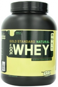 Optimum Nutrition 100% Whey Gold Standard Natural Whey, Vanilla, 5 Pound Optimum Nutrition 100% Whey Gold Standard Natural Whey, Vanilla, 5 Pound