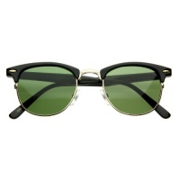 Vintage Classic Half Frame Semi-Rimless Wayfarer Optical RX Sunglasses Vintage Classic Half Frame Semi-Rimless Wayfarer Optical RX Sunglasses