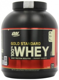 Optimum Nutrition 100% Whey Gold Standard, Vanilla Ice Cream, 5 Pound Optimum Nutrition 100% Whey Gold Standard, Vanilla Ice Cream, 5 Pound