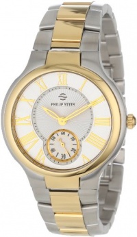 Philip Stein Unisex 42TG-CWG-SSTG Round Two-Tone Gold Plated Two-Tone Gold Bracelet Watch Philip Stein Unisex 42TG-CWG-SSTG Round Two-Tone Gold Plated Two-Tone Gold Bracelet Watch