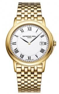 Raymond Weil Tradition White Dial Yellow Gold PVD Stainless Steel Mens Watch 5466-P-00300 Raymond Weil Tradition White Dial Yellow Gold PVD Stainless Steel Mens Watch 5466-P-00300