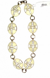 Tory Burch Tyler Oval Link Signature Collar Necklace Tory Burch Tyler Oval Link Signature Collar Necklace
