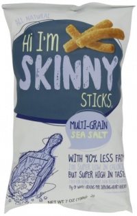 Hi I'm Skinny Sticks, Sea Salt Multigrain, 7-Ounce Hi I'm Skinny Sticks, Sea Salt Multigrain, 7-Ounce