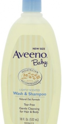 Aveeno Baby Wash & Shampoo, 18-Fluid Ounces Bottles (Pack of 3) Aveeno Baby Wash & Shampoo, 18-Fluid Ounces Bottles (Pack of 3)