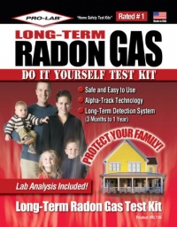 Pro-Lab RL116 Long-Term Radon Gas Test Kit Pro-Lab RL116 Long-Term Radon Gas Test Kit
