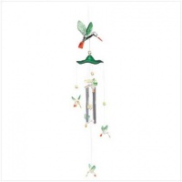 Acrylic Hummingbird Bird Winchime Wind Chime Chimes