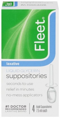 Fleet Adult Liquid Glycerin Suppositories, 4-Count Boxes (Pack of 3) Fleet Adult Liquid Glycerin Suppositories, 4-Count Boxes (Pack of 3)