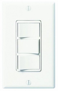 Panasonic FV-WCSW41-W WhisperControl Four-Function On/Off Switch, White Panasonic FV-WCSW41-W WhisperControl Four-Function On/Off Switch, White