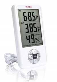 Timex Indoor/Outdoor Thermometer with Indoor Hygrometer and Clock (TX5170) Timex Indoor/Outdoor Thermometer with Indoor Hygrometer and Clock (TX5170)