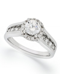Hearts. Arrows. Together. This stunning 14k white gold anniversary band features diamonds cut with an arrow pattern visible from above and heart pattern visible from below (total 1-1/4 ct. t.w.). Ring comes with a certificate and viewer which allows you to see the difference for yourself. Hearts. Arrows. Together. This stunning 14k white gold anniversary band features diamonds cut with an arrow pattern visible from above and heart pattern visible from below (total 1-1/4 ct. t.w.). Ring comes with a certificate and viewer which allows you to see the difference for yourself.