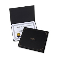 Oxford Certificate Holder, 80lb Linen Stock, 8 1/2 x 11 Inches, Black, Five per Pack (29900-055BGD) Oxford Certificate Holder, 80lb Linen Stock, 8 1/2 x 11 Inches, Black, Five per Pack (29900-055BGD)