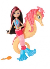 Barbie Orange Mermaid and Sea Horse Barbie Orange Mermaid and Sea Horse