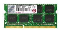 Transcend JetRam 4 GB 204-Pin DDR3 SO-DIMM 1333 MHz(PC3-10600) Laptop Memory Module JM1333KSN-4G Transcend JetRam 4 GB 204-Pin DDR3 SO-DIMM 1333 MHz(PC3-10600) Laptop Memory Module JM1333KSN-4G
