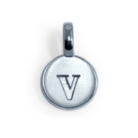 Alex Woo Mini Addition Sterling Silver Letter V Alex Woo Mini Addition Sterling Silver Letter V