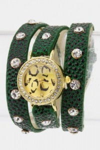 Trendy Fashion Jewelry - Triple Wrap Bracelet Watch - By Fashion Destination (Green) | Free Shipping Trendy Fashion Jewelry - Triple Wrap Bracelet Watch - By Fashion Destination (Green) | Free Shipping