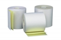PM Company Perfection Two Ply Carbonless Rolls, 3 X 95 Feet, White/Canary, 50 Rolls Per Carton (07901) PM Company Perfection Two Ply Carbonless Rolls, 3 X 95 Feet, White/Canary, 50 Rolls Per Carton (07901)