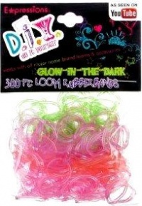 Expressions Girl / D.I.Y. 300-piece Glow in the Dark Latex-free Rubber Band Bracelet Loom Refill Pack Expressions Girl / D.I.Y. 300-piece Glow in the Dark Latex-free Rubber Band Bracelet Loom Refill Pack