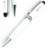 ICONO DIPLOMAT White Capacitive Stylus Combo for Ipad2 Tab 10.1 and other capacitive touch tablets ICONO DIPLOMAT White Capacitive Stylus Combo for Ipad2 Tab 10.1 and other capacitive touch tablets
