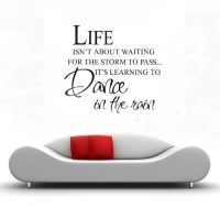 Life Isn't About Waiting for the Storm to Pass It's Learning to Dance in the Rain Famous Lettering Life Isn't About Waiting for the Storm to Pass It's Learning to Dance in the Rain Famous Lettering