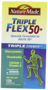 Nature Made Triple Flex 50+, Value Size 120 Caplets Nature Made Triple Flex 50+, Value Size 120 Caplets