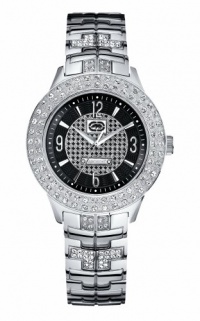 Marc Ecko Midsize E15073M1 King Crystal Accented Silver-Tone Bracelet Watch Marc Ecko Midsize E15073M1 King Crystal Accented Silver-Tone Bracelet Watch