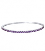 Effy Jewlery 14K White Gold Amethyst Bangle, 2.13 TCW