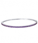 Effy Jewlery 14K White Gold Amethyst Bangle, 2.13 TCW