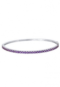 Effy Jewlery 14K White Gold Amethyst Bangle, 2.13 TCW Effy Jewlery 14K White Gold Amethyst Bangle, 2.13 TCW