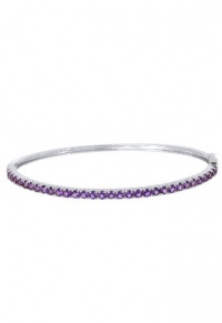 Effy Jewlery 14K White Gold Amethyst Bangle, 2.13 TCW