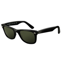Ray-ban Original Wayfarer RB2140 Sunglasses Black Frame with Green Lens 54mm Ray-ban Original Wayfarer RB2140 Sunglasses Black Frame with Green Lens 54mm