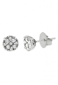 Effy Jewlery 14K White Gold Diamond Round Stud Earrings, .50 TCW Effy Jewlery 14K White Gold Diamond Round Stud Earrings, .50 TCW