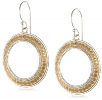 Anna Beck Designs Gili 18k Gold-Plated Medium Wire Rimmed Open O Drop Earrings Anna Beck Designs Gili 18k Gold-Plated Medium Wire Rimmed Open O Drop Earrings