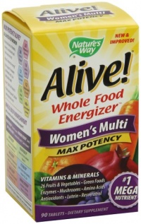 Nature's Way Alive! Women's Multi Maximum Potency, 90 Tablets Nature's Way Alive! Women's Multi Maximum Potency, 90 Tablets
