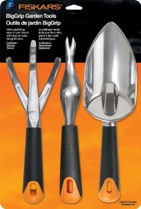 Fiskars 7057 Big Grip Gardening Tool Set, 3-Piece Fiskars 7057 Big Grip Gardening Tool Set, 3-Piece