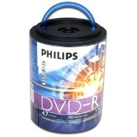 Philips DM4S6H00F/17 100 Pack 16X DVD-R Spindle Philips DM4S6H00F/17 100 Pack 16X DVD-R Spindle