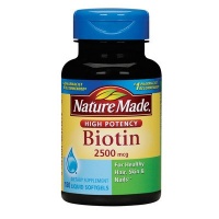 Nature Made 2,500mcg Biotin Liquid Softgels 180 count Nature Made 2,500mcg Biotin Liquid Softgels 180 count