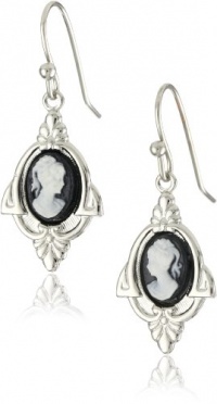 1928 Jewelry Embellish Vintage-Inspired Cameo Drop Earrings 1928 Jewelry Embellish Vintage-Inspired Cameo Drop Earrings