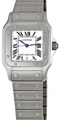 Cartier Men's W20060D6 Santos Galbee Stainless Steel Watch Cartier Men's W20060D6 Santos Galbee Stainless Steel Watch
