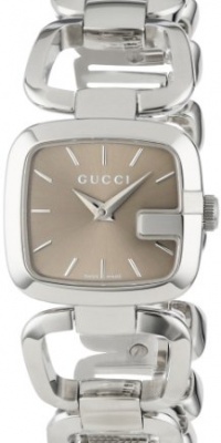Gucci Women's YA125507 G-Gucci Small Brown Dial Steel Bracelet Watch Gucci Women's YA125507 G-Gucci Small Brown Dial Steel Bracelet Watch
